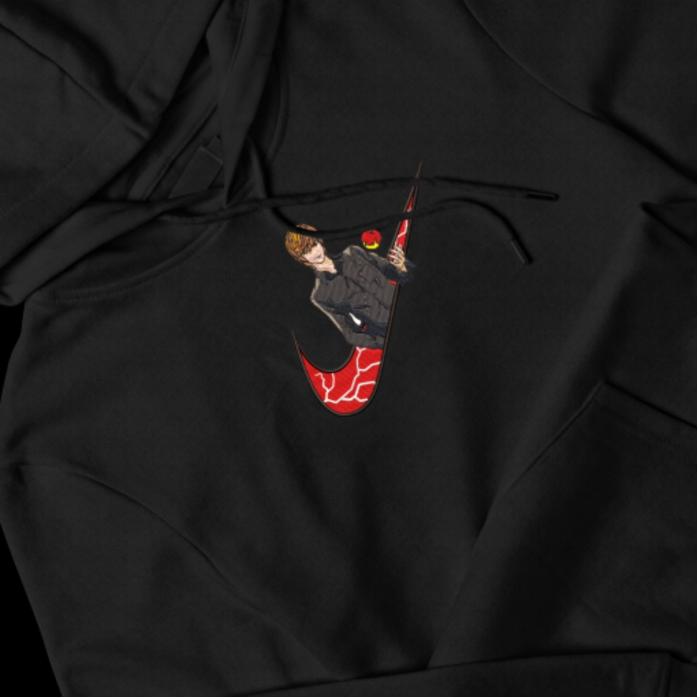 Yagami X Swoosh Embroidered Hoodie Sweatshirt