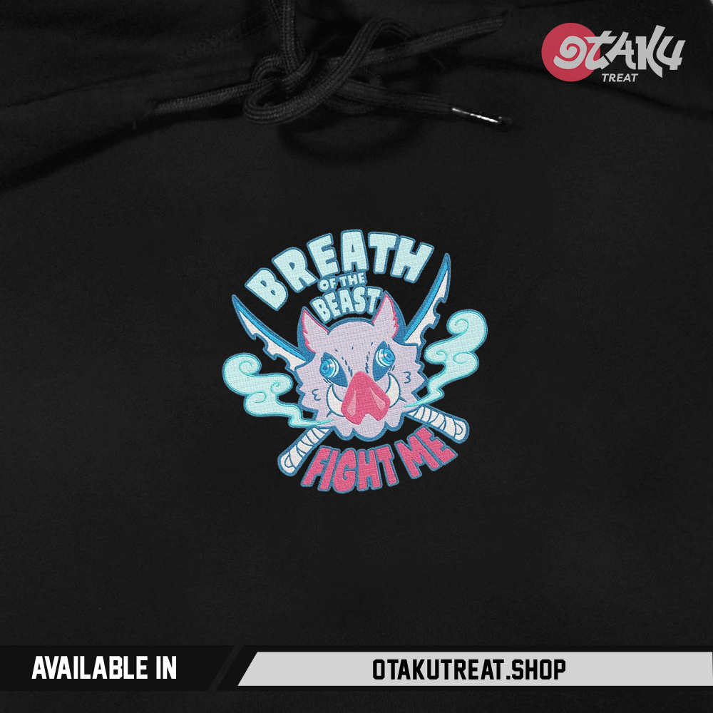 Breath of the beast Embroidered Hoodie