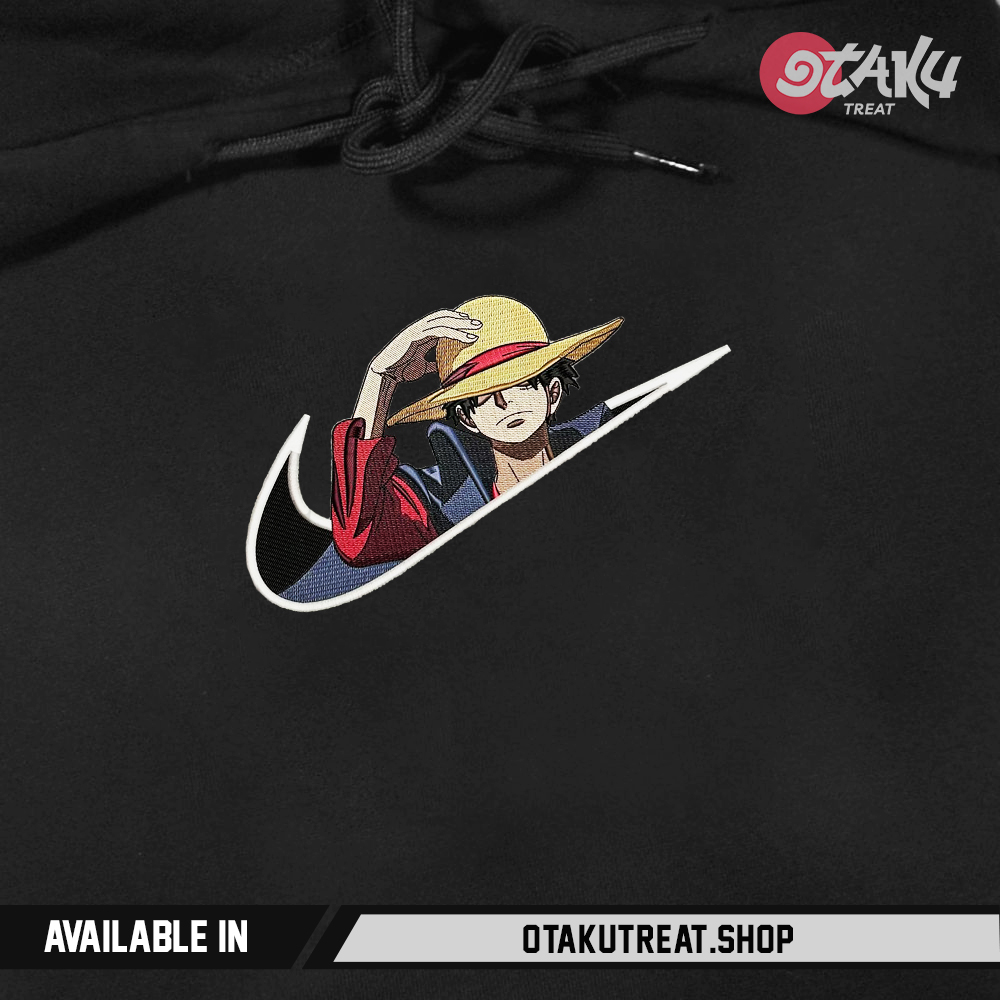 Luffy  Anime Embroidered Hoodie