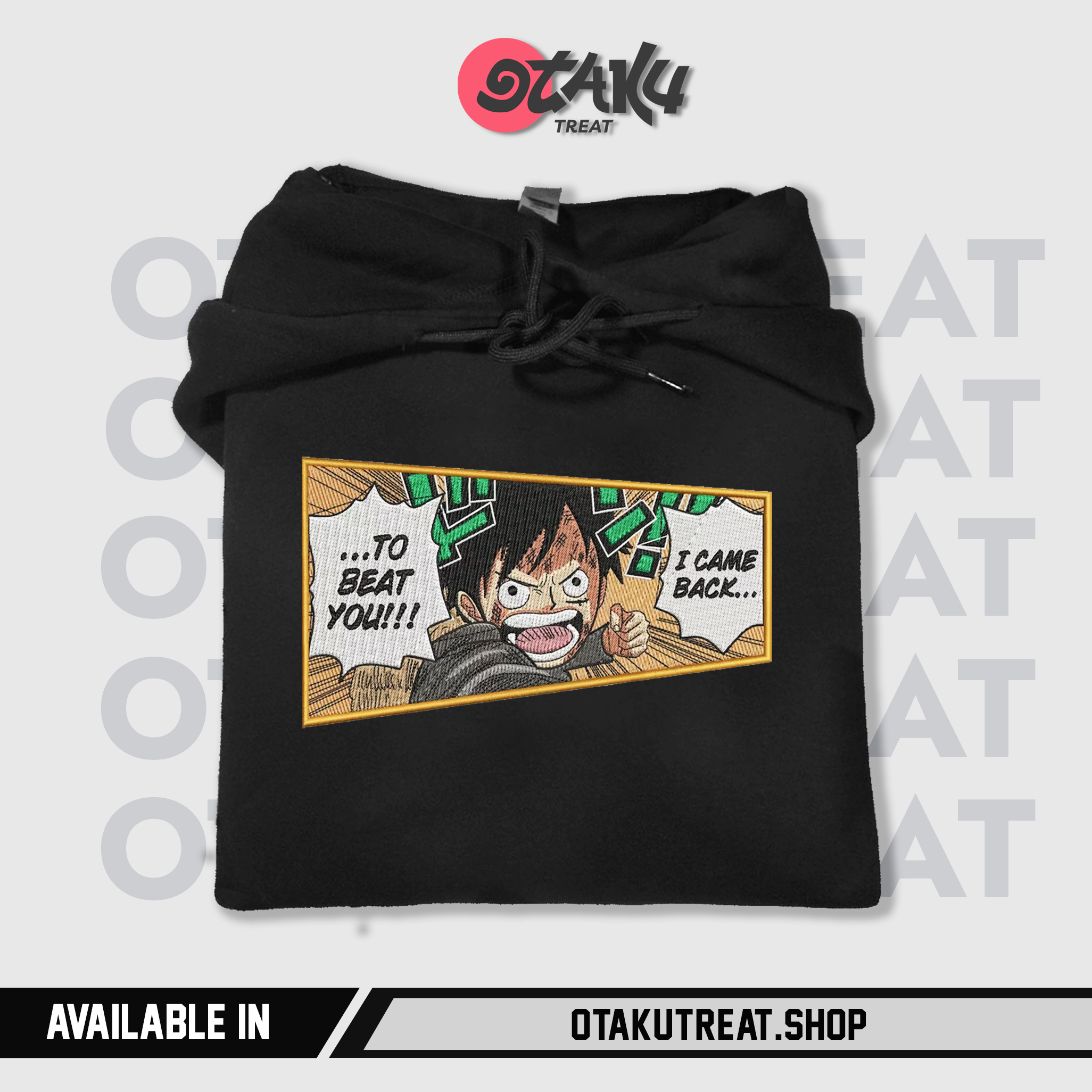 Luffy I came back Embroidered Hoodie