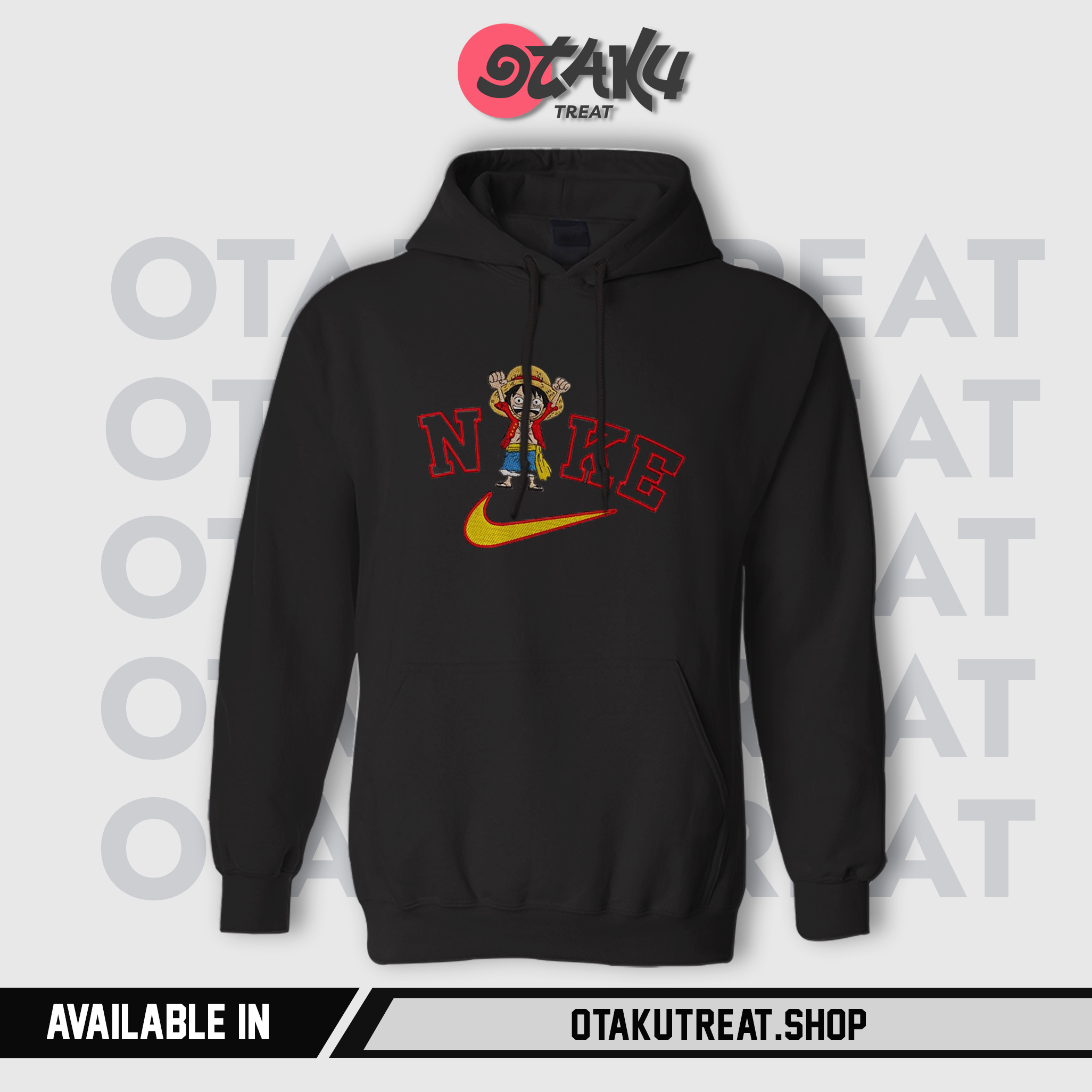 Luffy Sport Logo Embroidered Hoodie