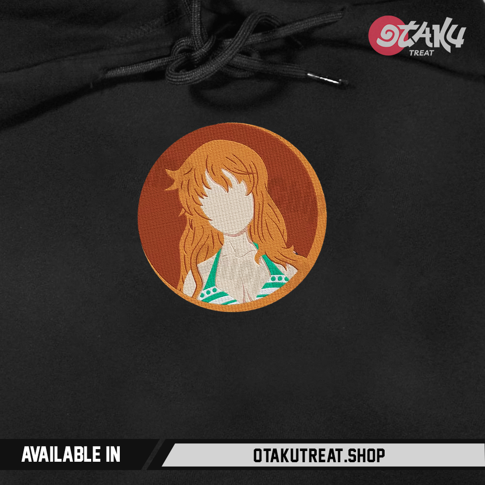 Nami Inspired Embroidered Hoodie