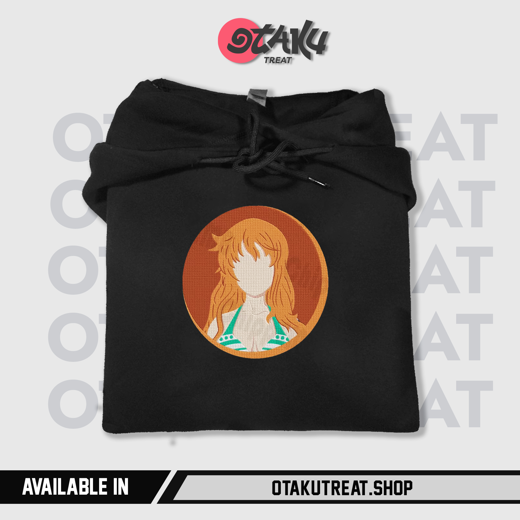 Nami Inspired Embroidered Hoodie