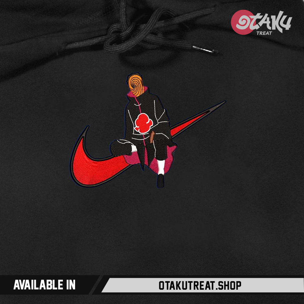 Obito Swoosh Embroiderd Hoodie Embroidered Hoodie