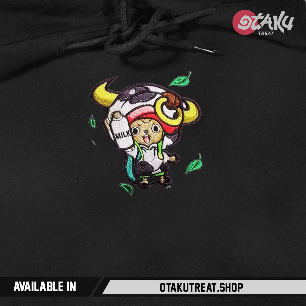 Tony Tony Chopper Leaves Embroidered Hoodie