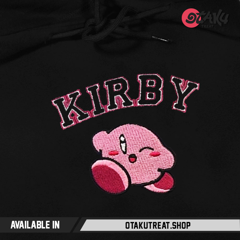 Kirby Cute Embroidered Hoodie Sweatshirt 1