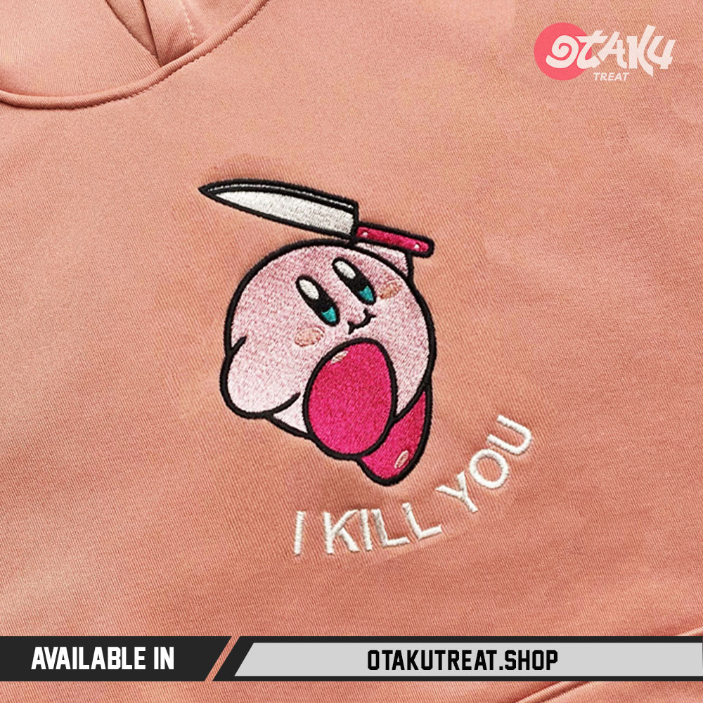 Kirby Embroidered Hoodie Sweatshirt 1