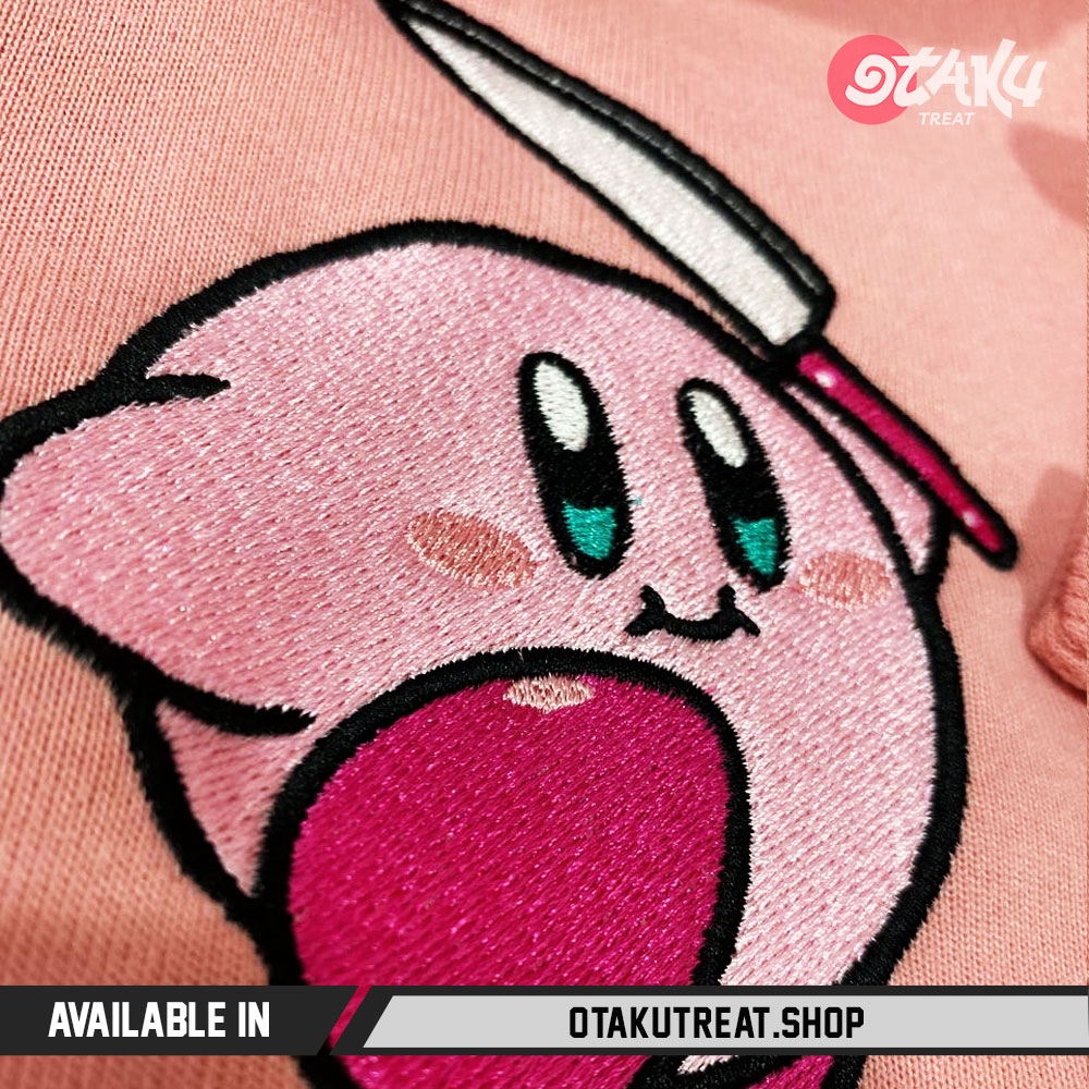 Kirby Embroidered Hoodie Sweatshirt 4