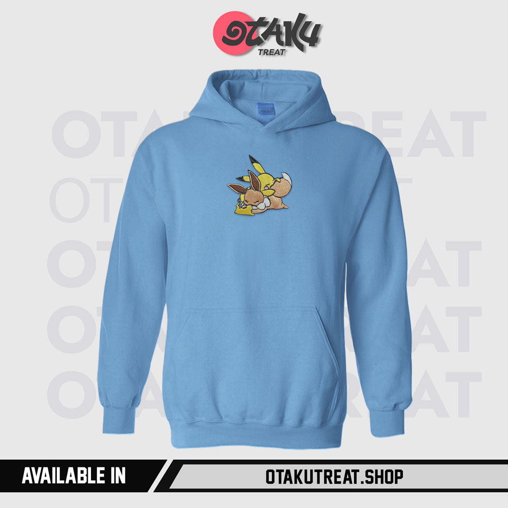 Pikachu Embroidered Hoodie Sweatshirt 5