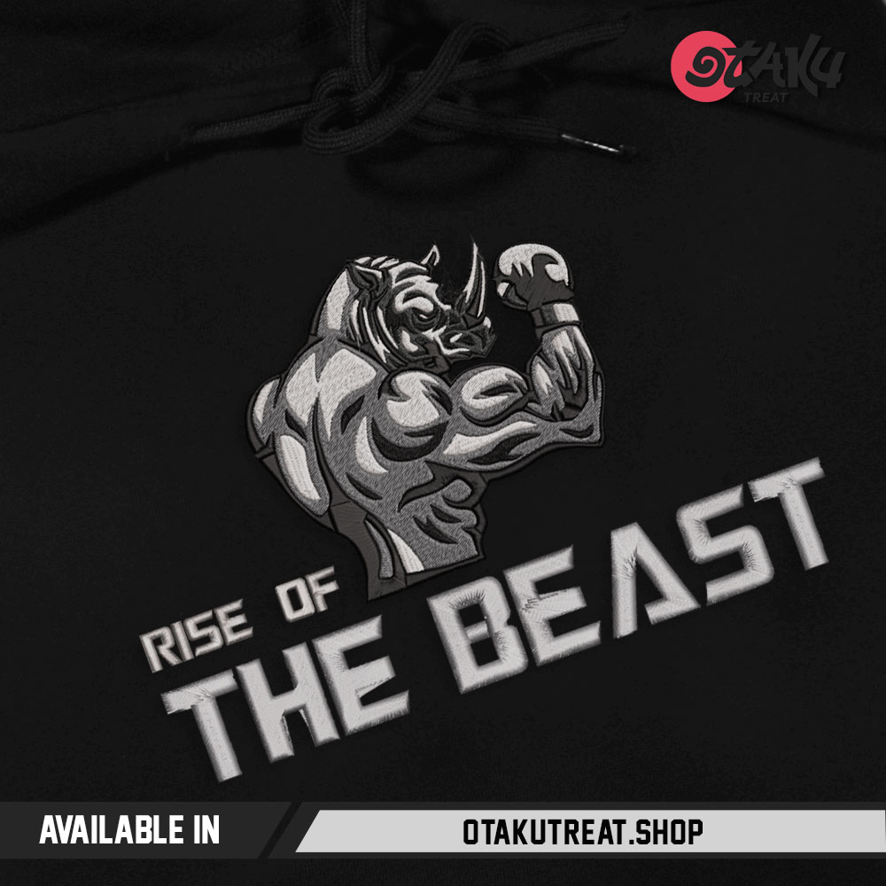 Rise of The Beast Embroidered Hoodie Sweatshirt 1