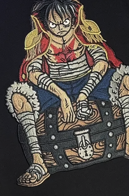 Luffy x Momonosuke Embroidered T-shirt / Hoodie photo review