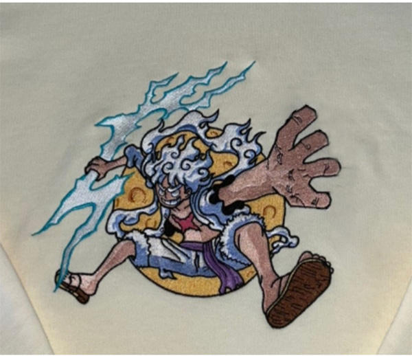 D.M.Luffy Embroidered Hoodie / T-shirt photo review