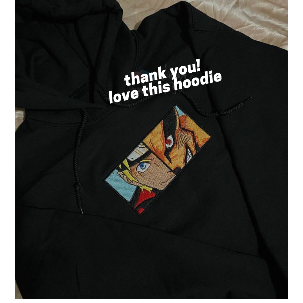 Sasuke X Swoosh Embroidered Hoodie / Sweatshirt photo review