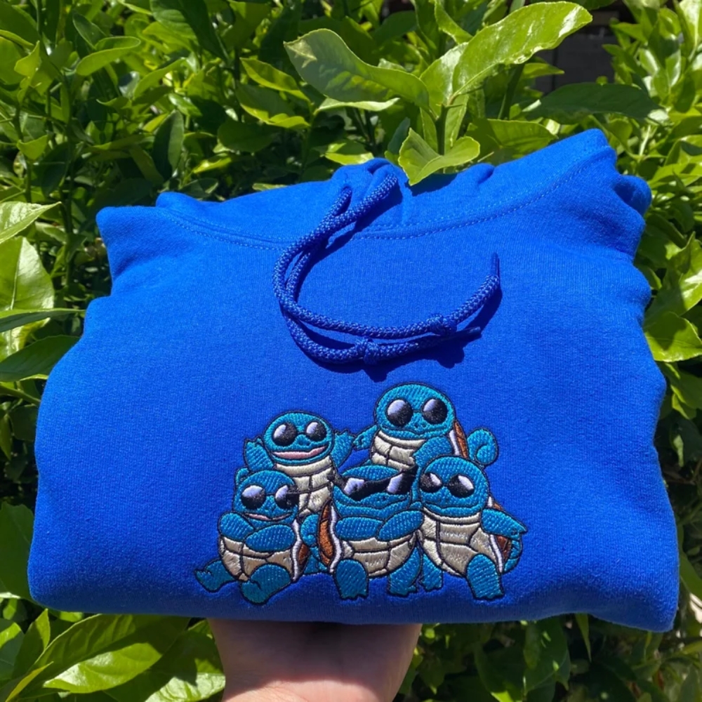Squirtle Squad PKM Embroidered T-shirt / Hoodie photo review