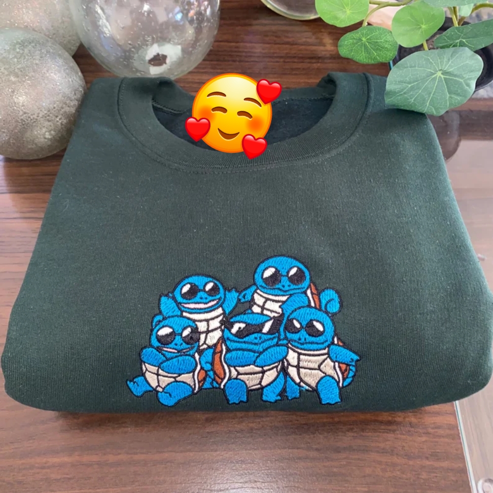 Squirtle Squad PKM Embroidered T-shirt / Hoodie photo review